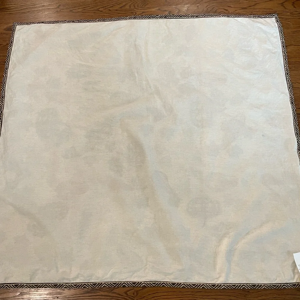 Pottery Barn Aldo Pumpkin Embroidered Table Throw Fall/Thanksgiving #1